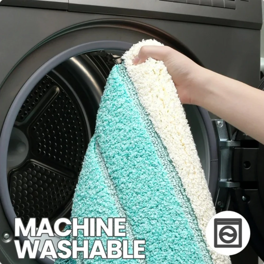 Bath Mat Bathroom Rug Absorbent Non-Slip Washable Shower Floor Mats Small Carpet